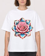 Mockup Boxy Heavyweight Tee White female close-up 18