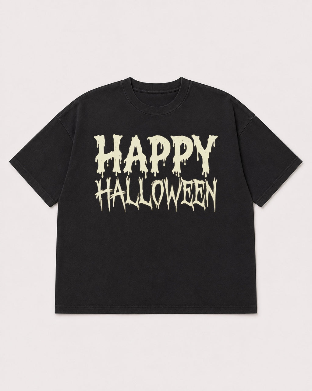 Mockup Boxy Heavyweight Tee Black product