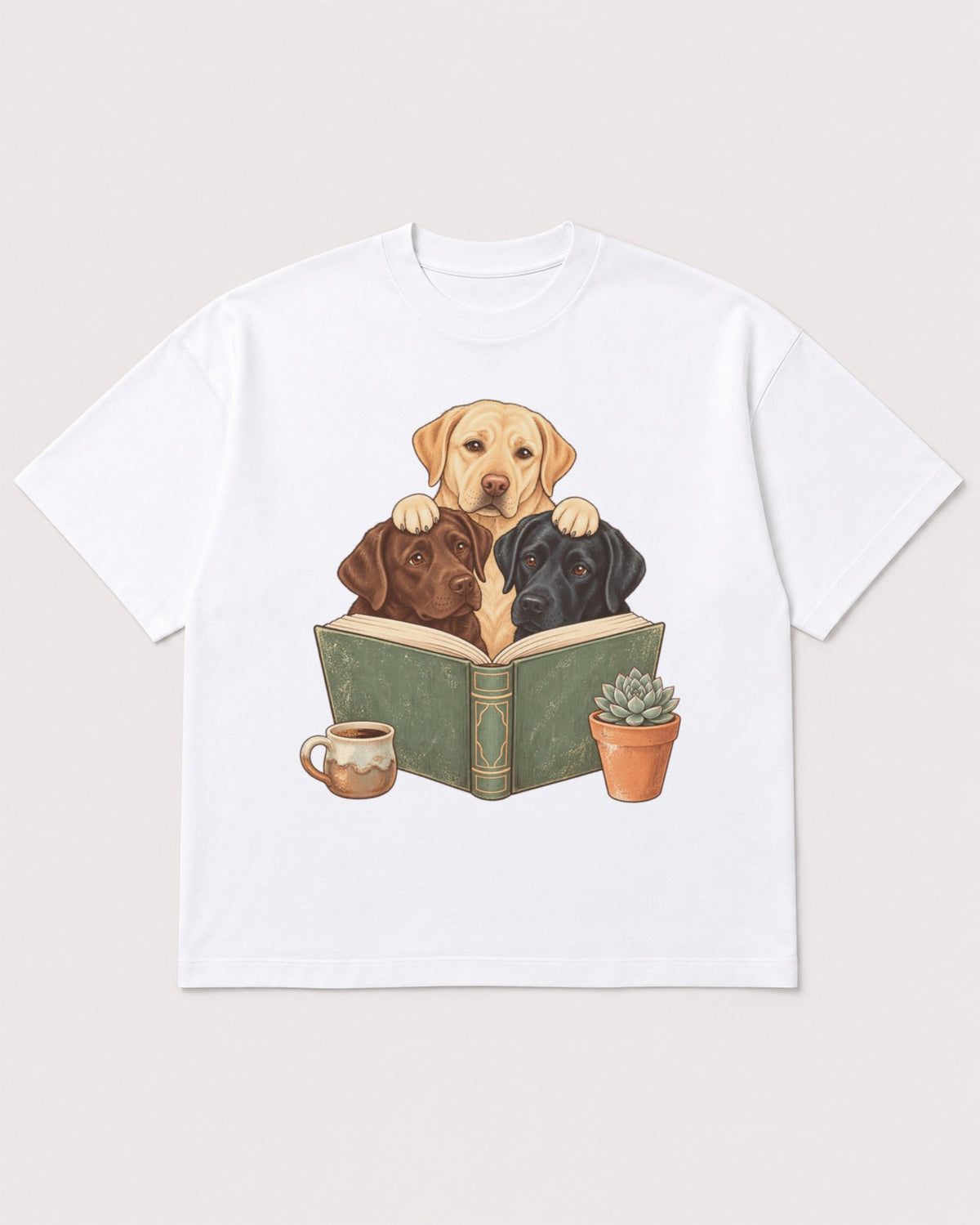 Mockup Boxy Heavyweight Tee White product