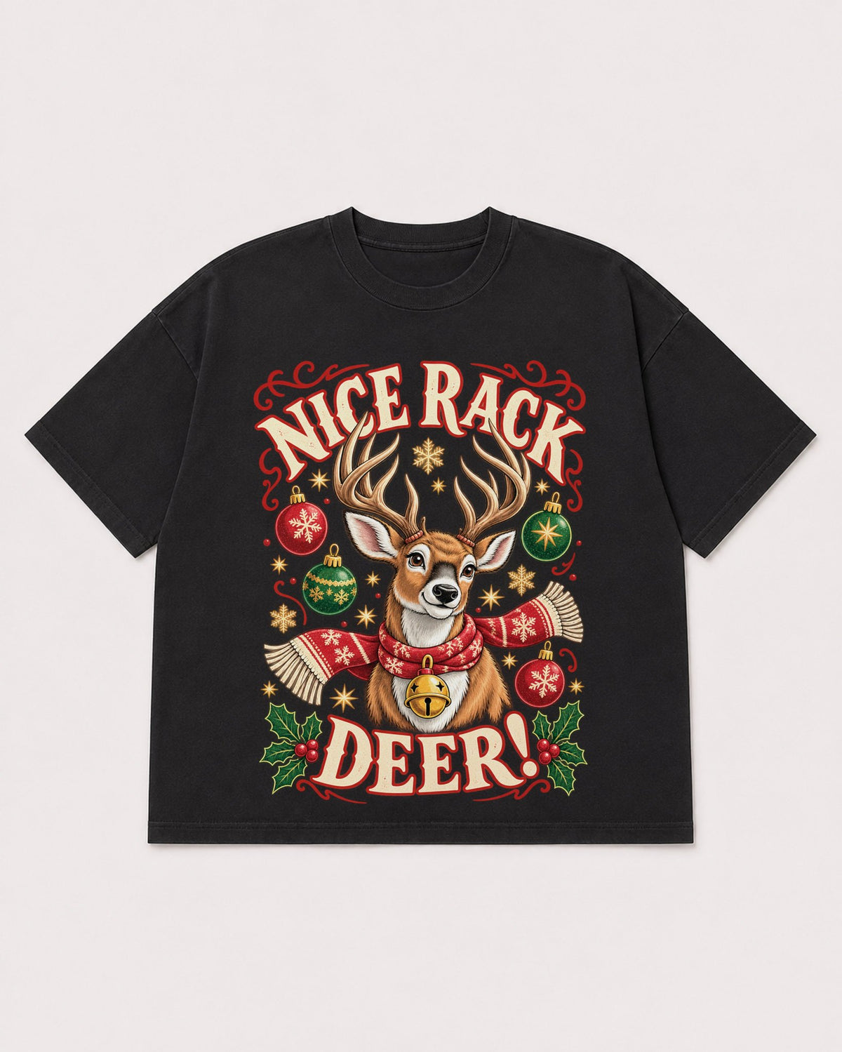 Mockup Boxy Heavyweight Tee Black product