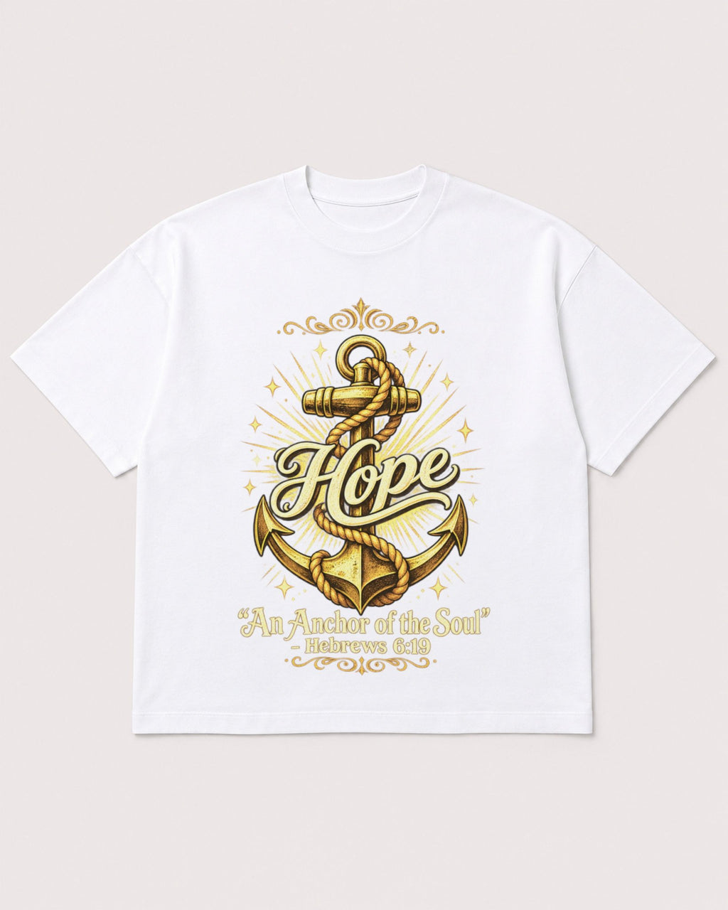 Mockup Boxy Heavyweight Tee White product