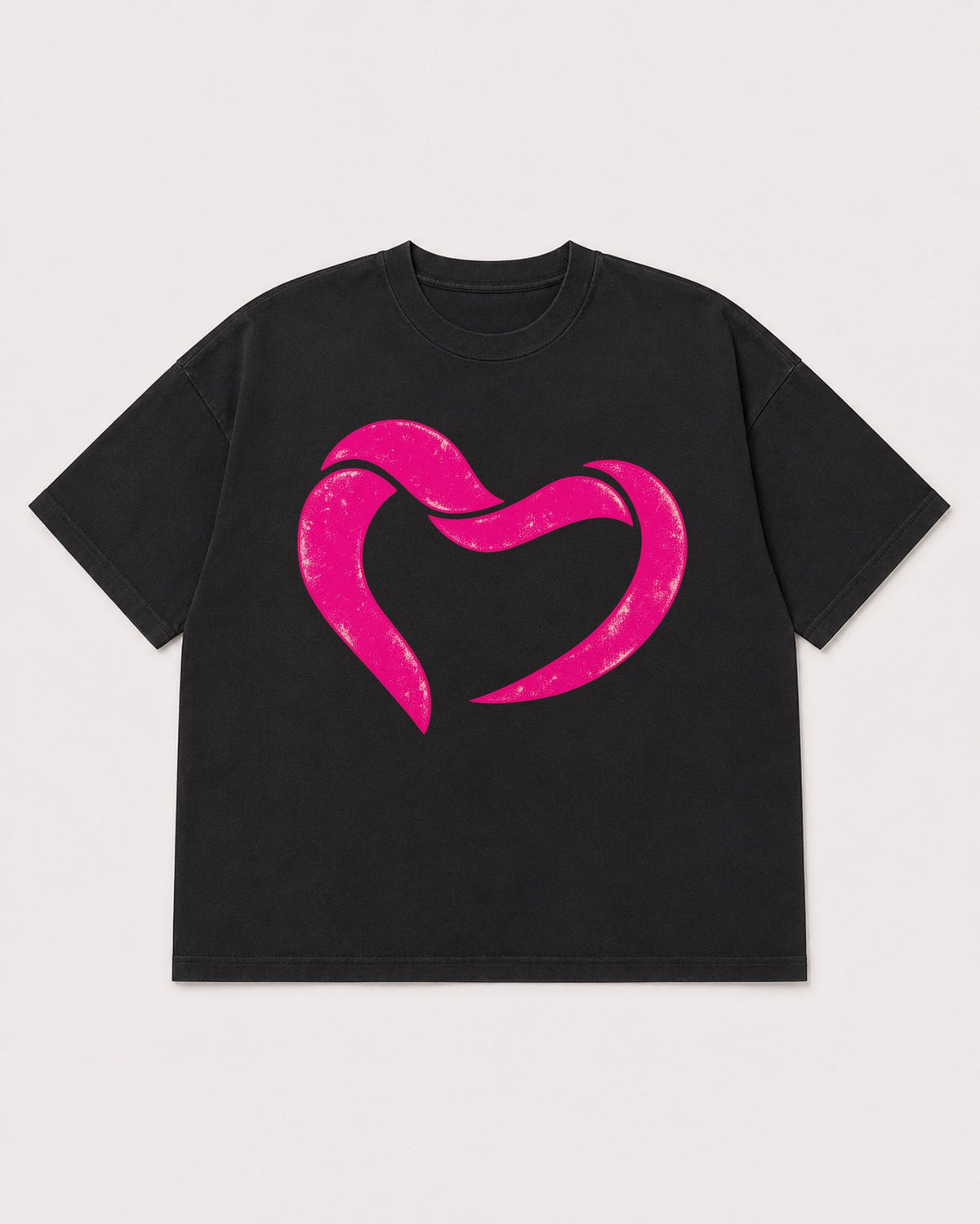 Mockup Boxy Heavyweight Tee Black product