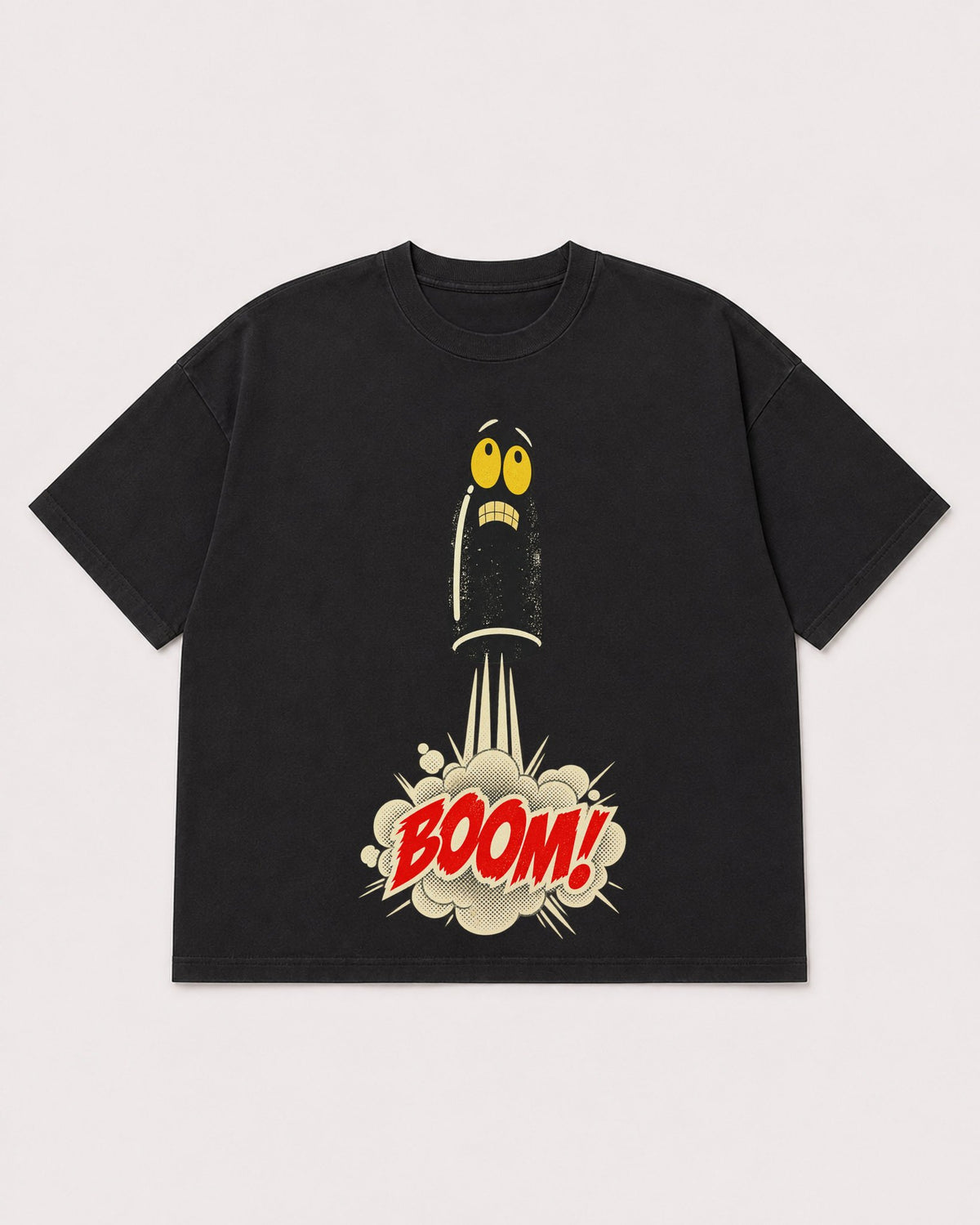Mockup Boxy Heavyweight Tee Black product