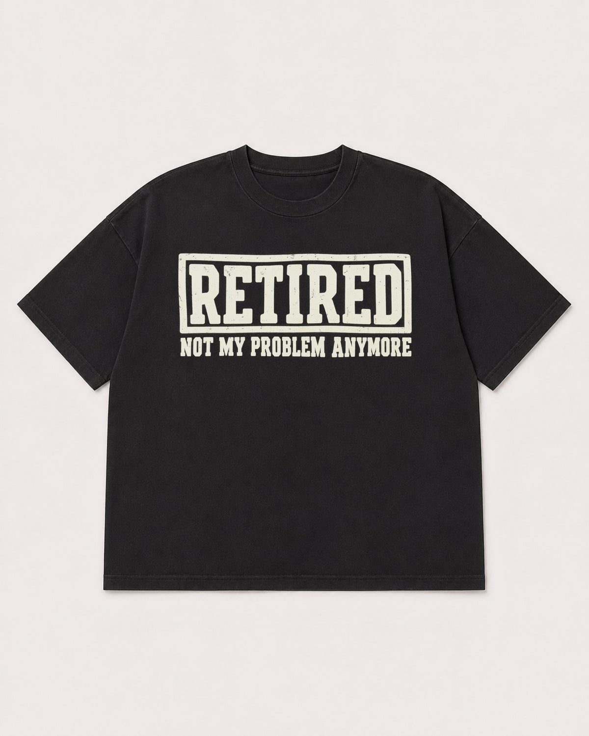 Mockup Boxy Heavyweight Tee Black product