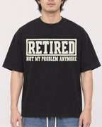Mockup Boxy Heavyweight Tee Black male close-up 03