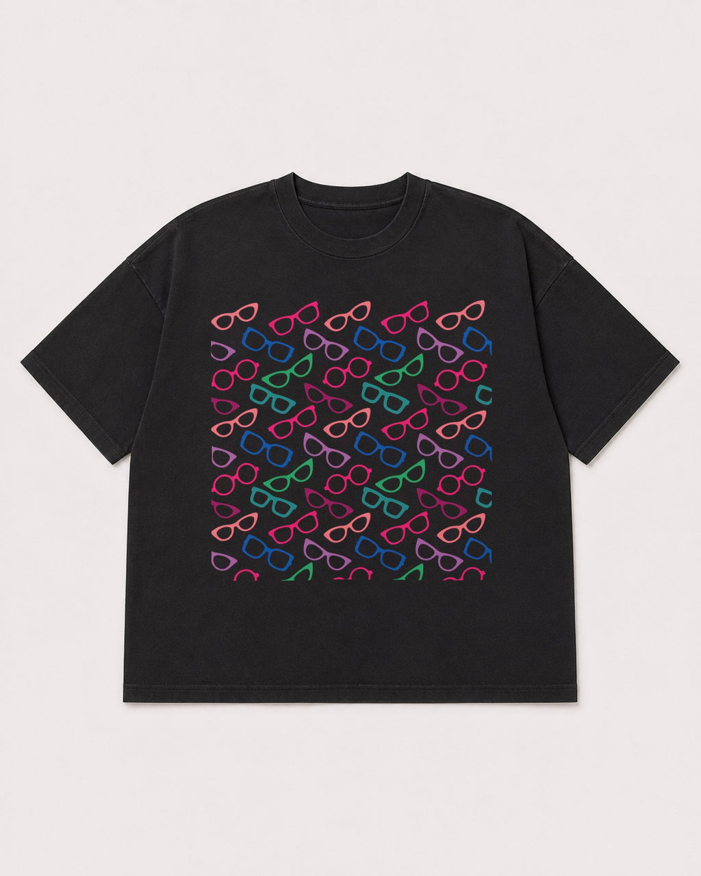 Mockup Boxy Heavyweight Tee Black product