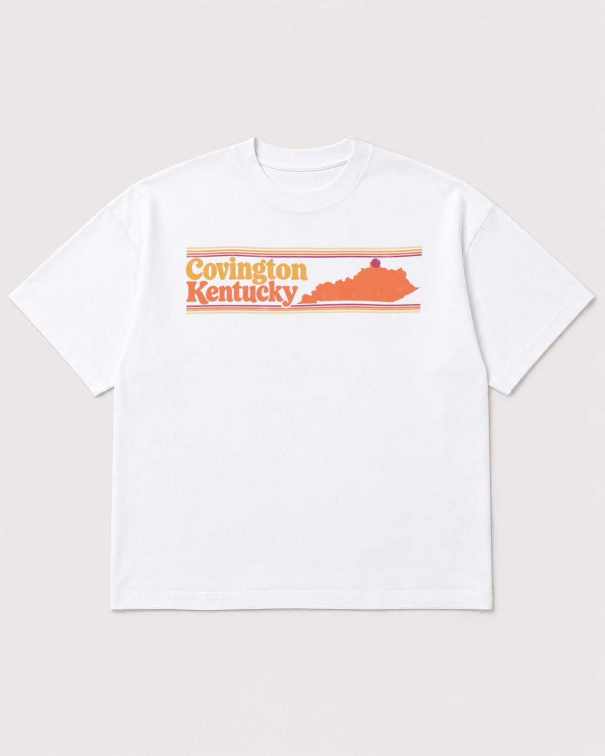 Mockup Boxy Heavyweight Tee White product