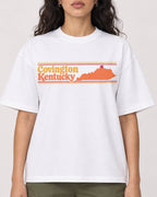 Mockup Boxy Heavyweight Tee White female close-up 07