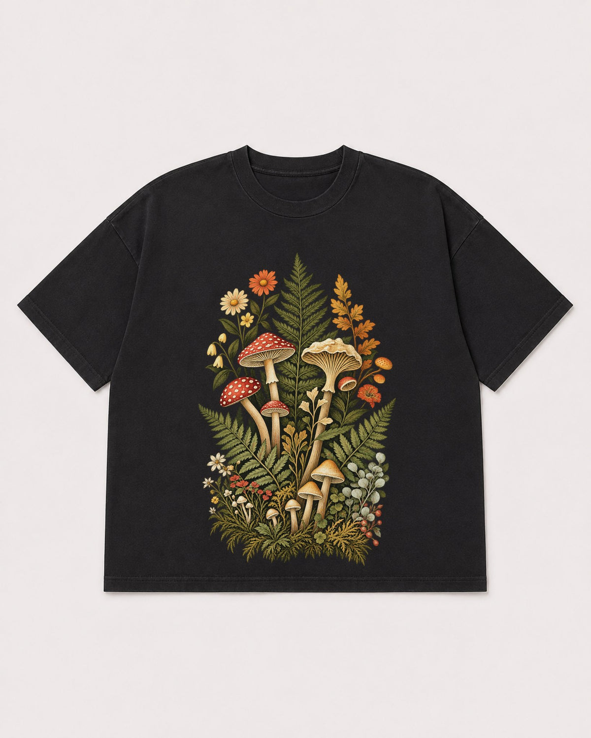 Mockup Boxy Heavyweight Tee Black product