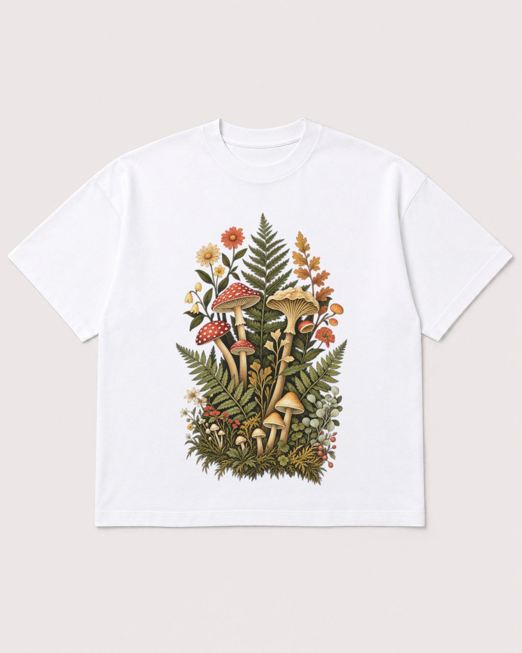Mockup Boxy Heavyweight Tee White product