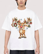 Mockup Boxy Heavyweight Tee White male close-up 11