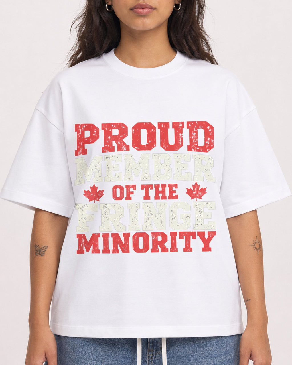 Mockup Boxy Heavyweight Tee White female close-up 06