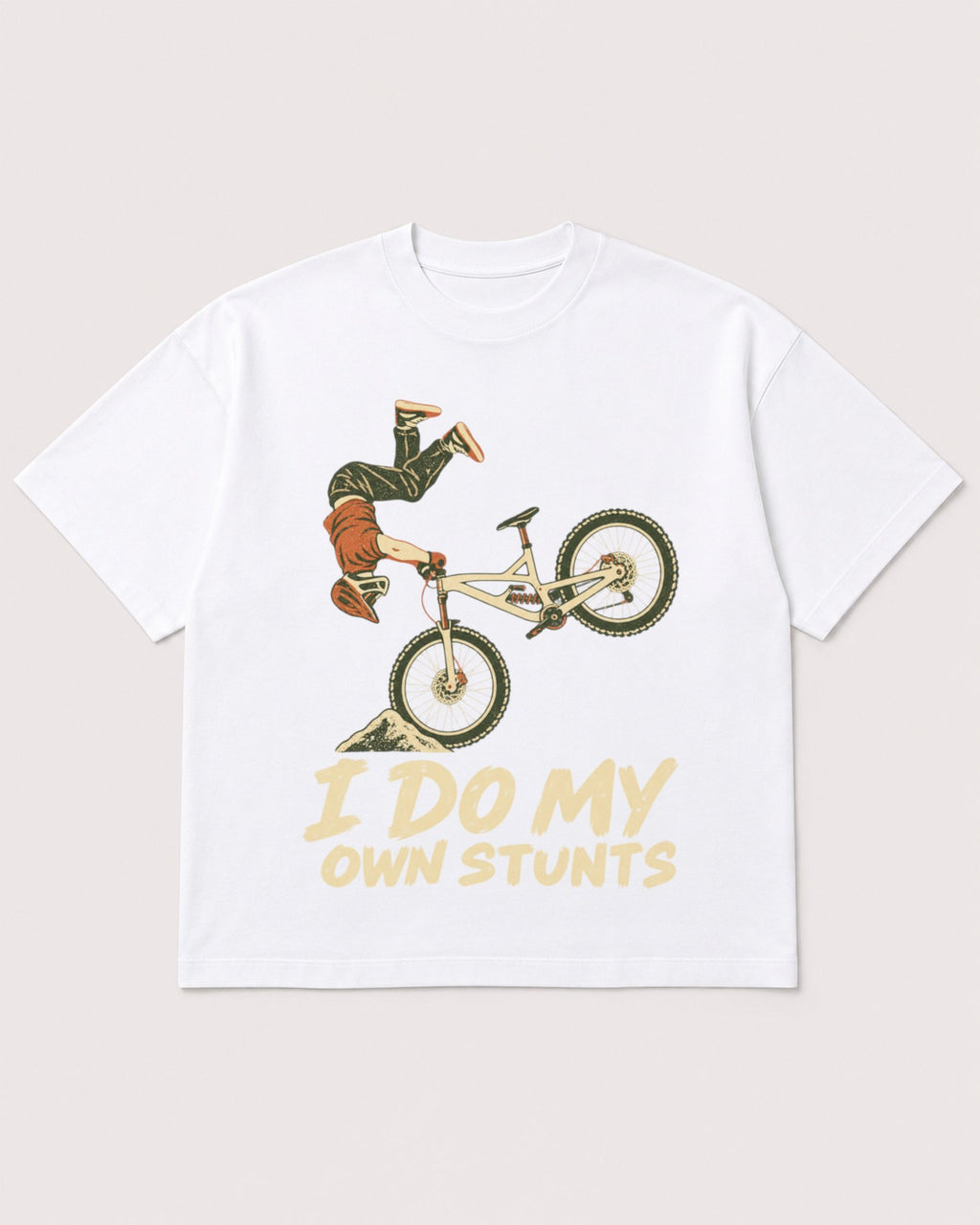 Mockup Boxy Heavyweight Tee White product