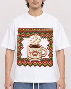 Mockup Boxy Heavyweight Tee White male close-up 03