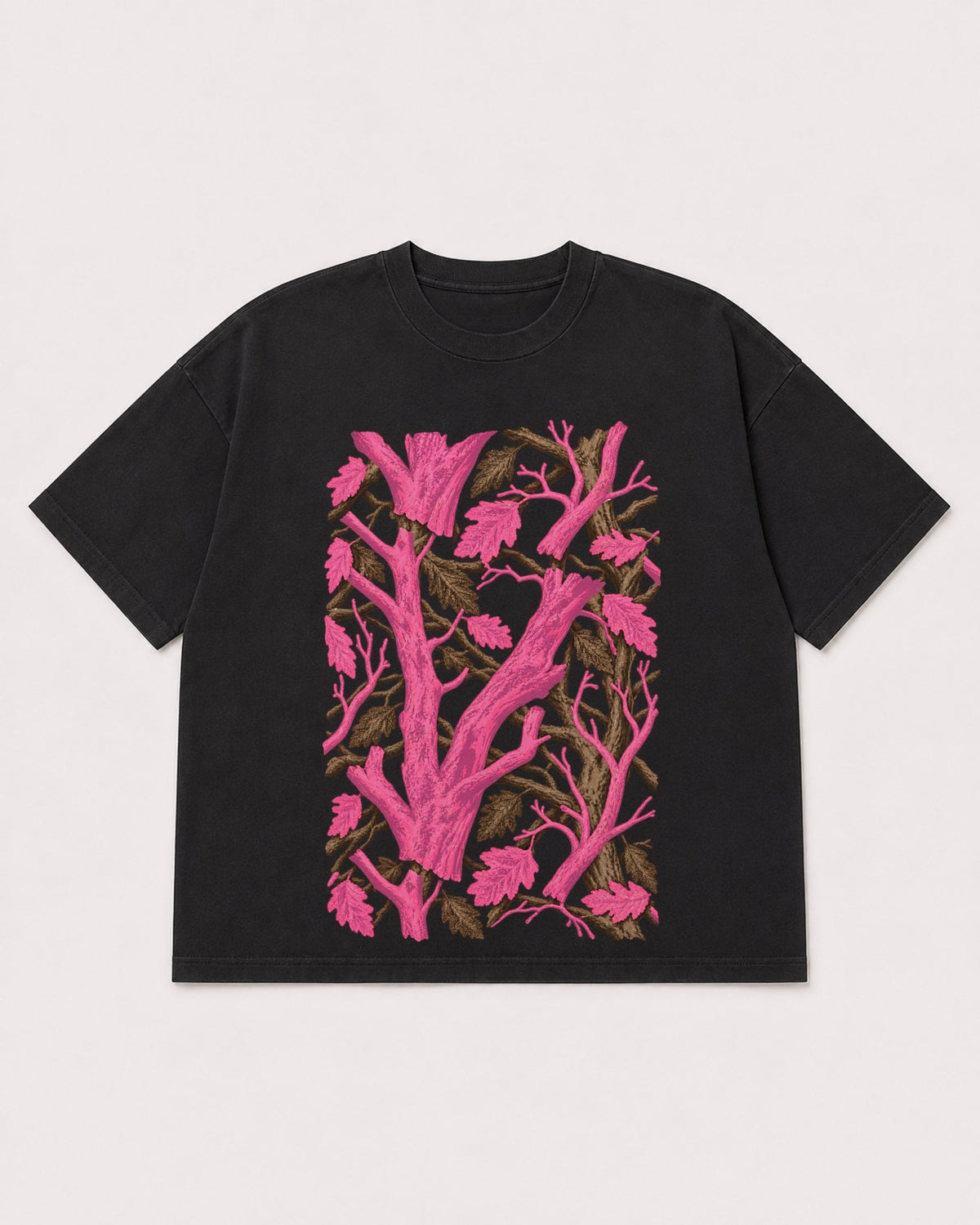 Mockup Boxy Heavyweight Tee Black product