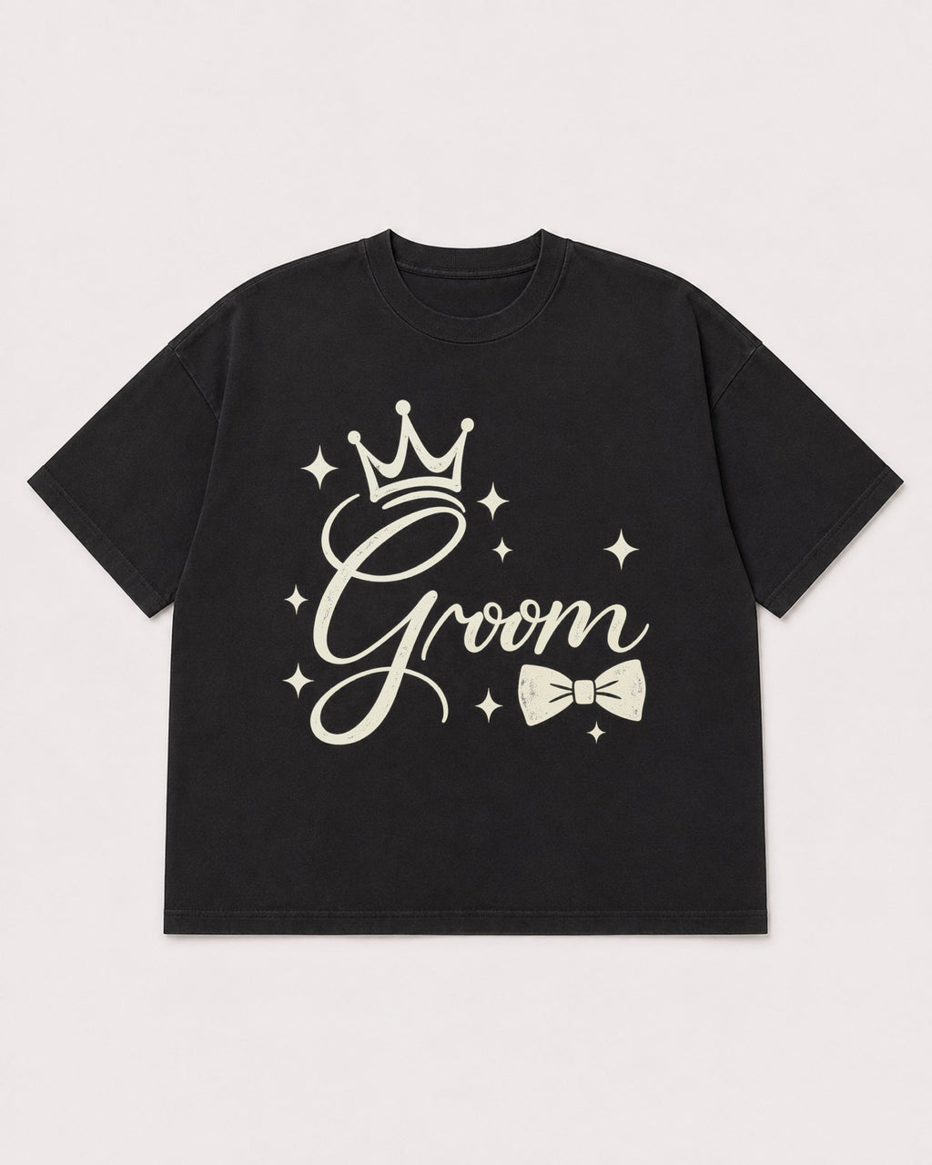 Mockup Boxy Heavyweight Tee Black product