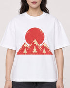 Mockup Boxy Heavyweight Tee White female close-up 03