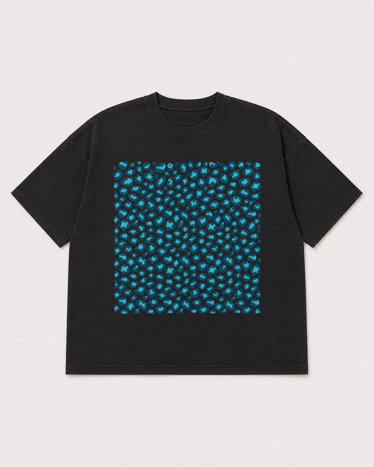 Mockup Boxy Heavyweight Tee Black product