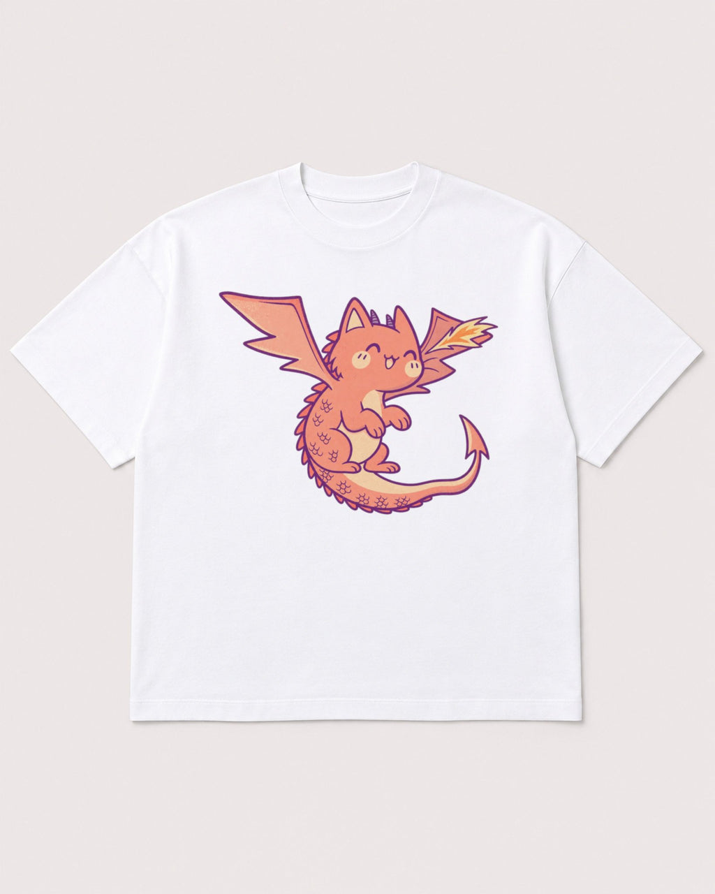 Mockup Boxy Heavyweight Tee White product