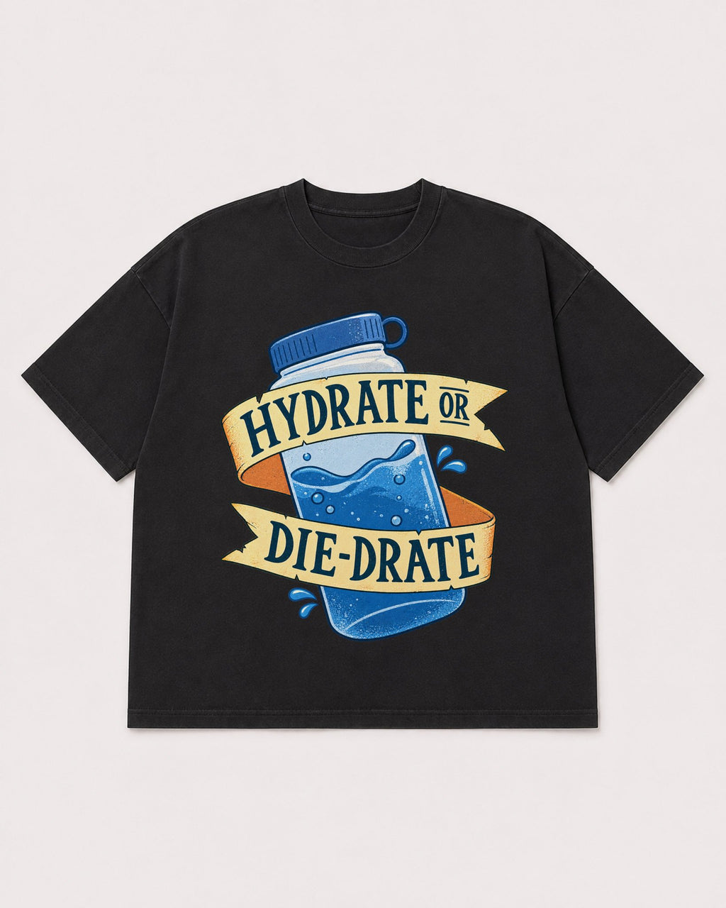 Mockup Boxy Heavyweight Tee Black product