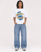 Mockup Boxy Heavyweight Tee White female full-body 15
