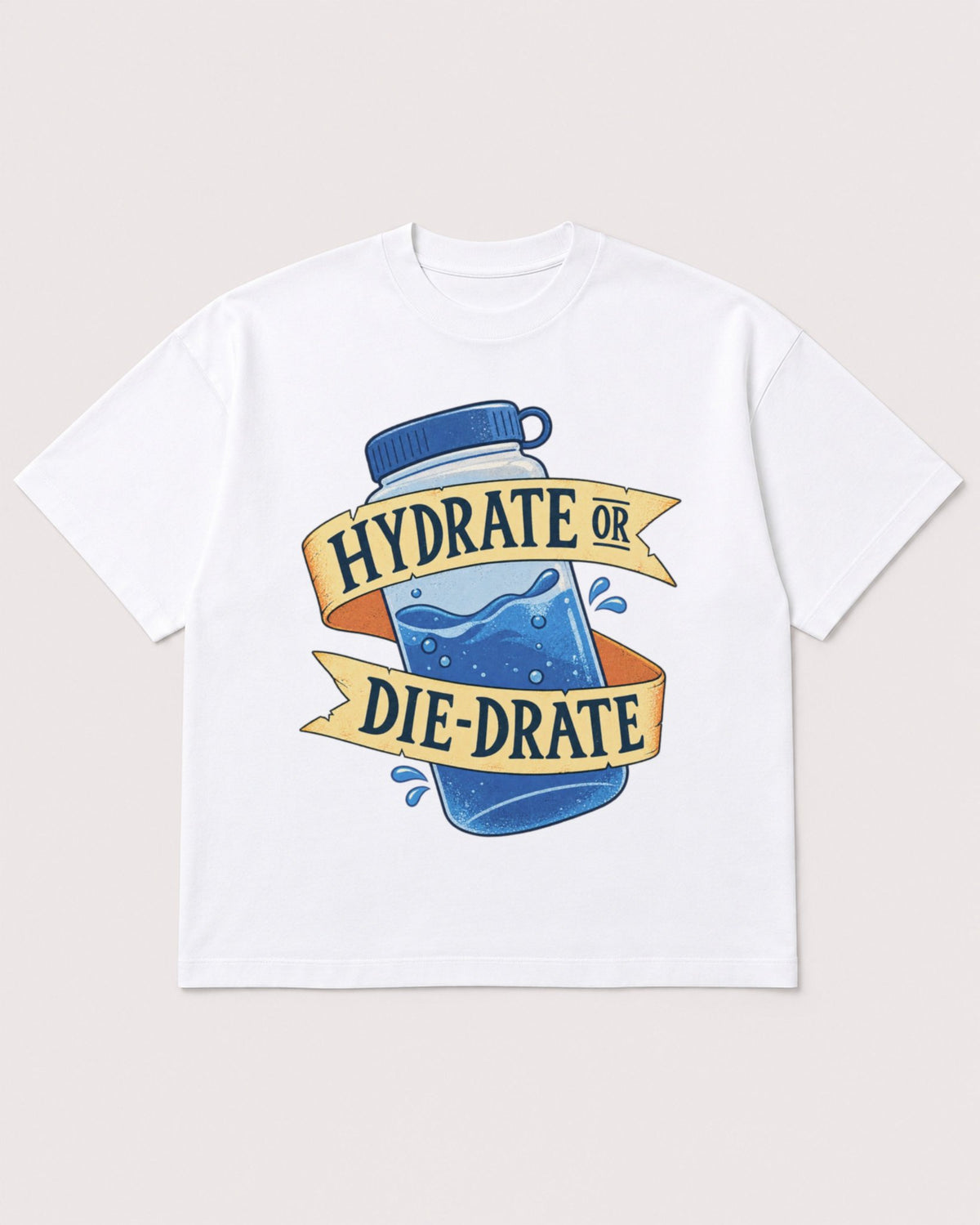 Mockup Boxy Heavyweight Tee White product