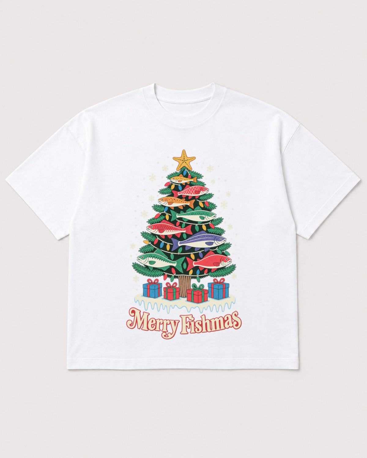 Mockup Boxy Heavyweight Tee White product