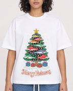 Mockup Boxy Heavyweight Tee White female close-up 26