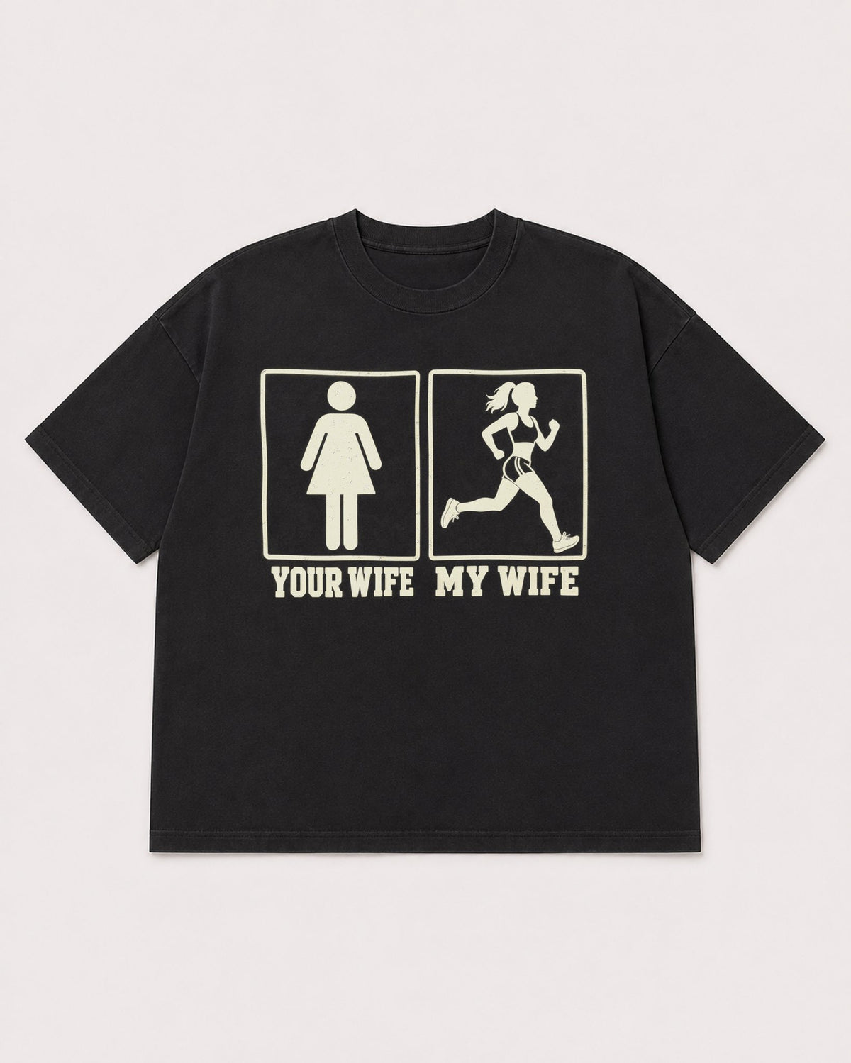 Mockup Boxy Heavyweight Tee Black product