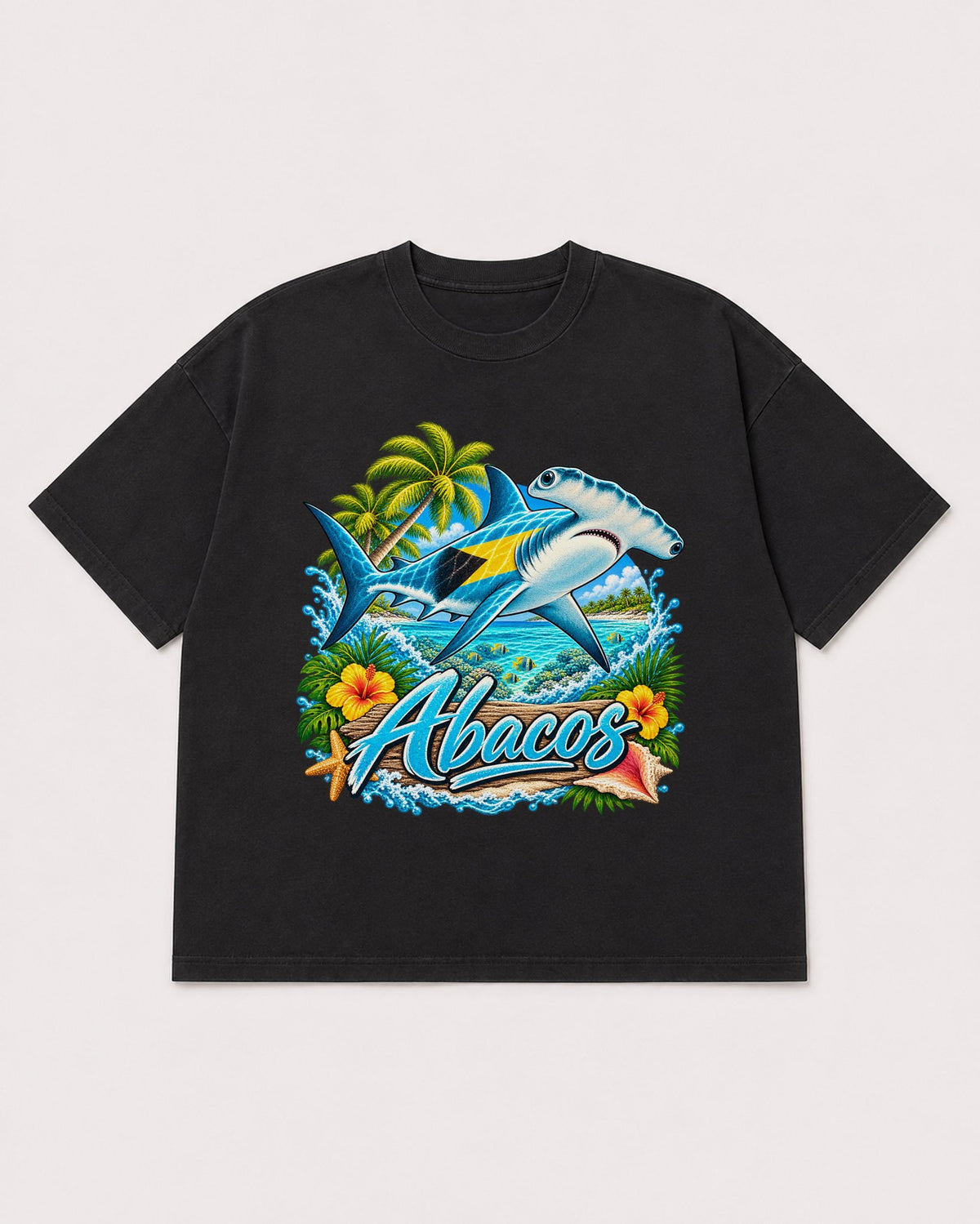 Mockup Boxy Heavyweight Tee Black product