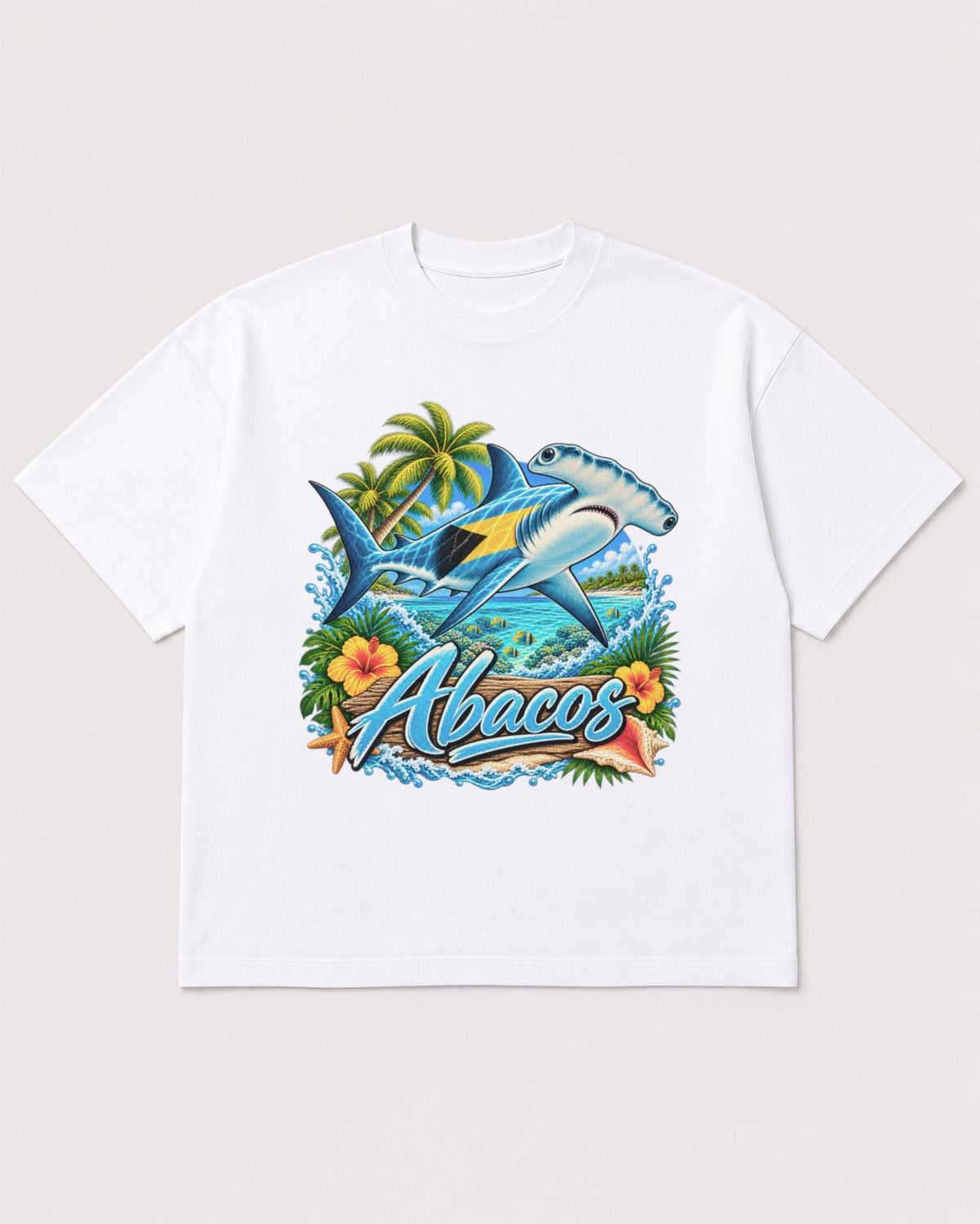 Mockup Boxy Heavyweight Tee White product