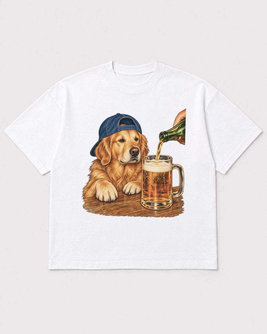 Mockup Boxy Heavyweight Tee White product