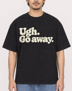 Mockup Boxy Heavyweight Tee Black male close-up 02