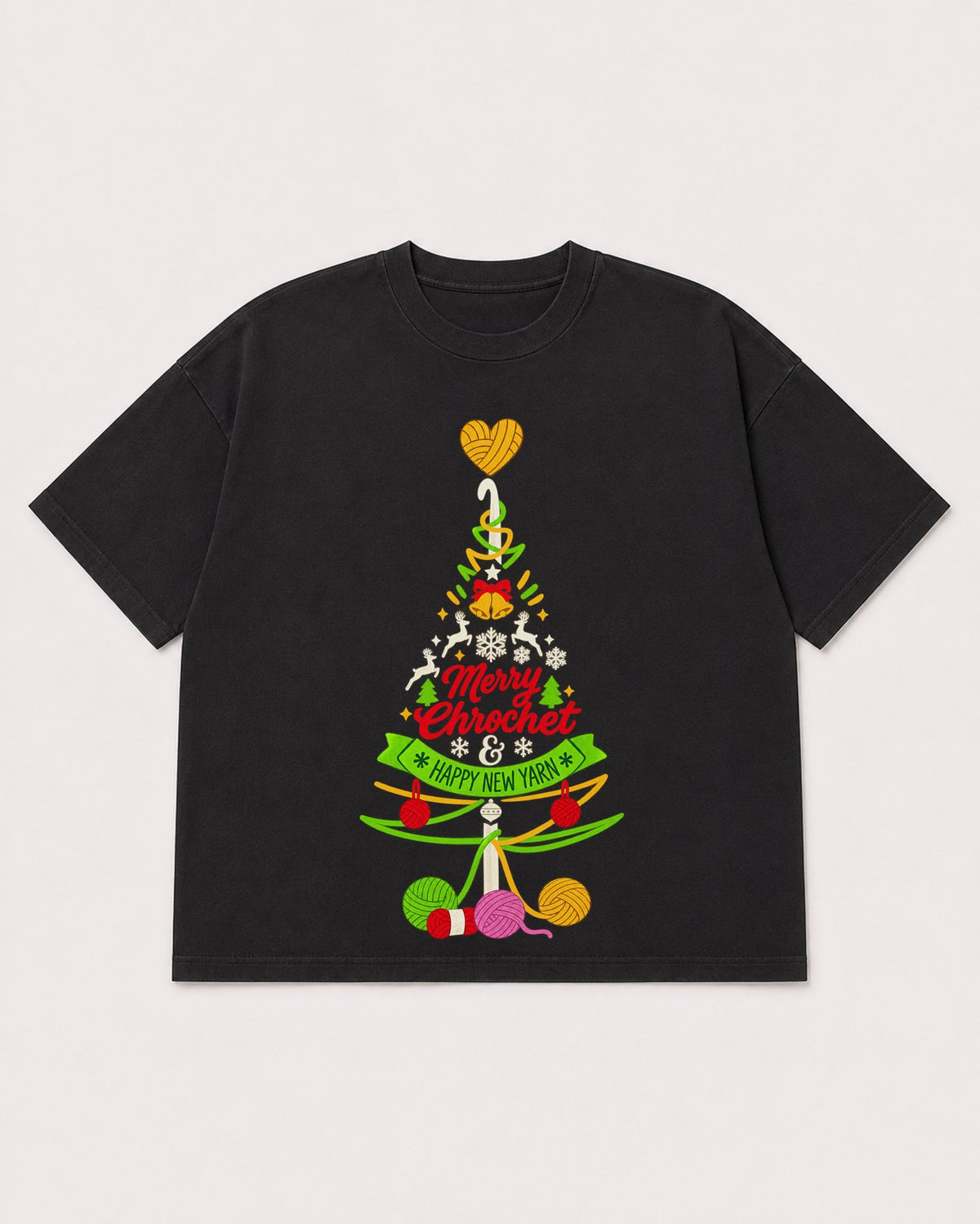 Mockup Boxy Heavyweight Tee Black product