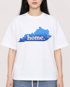 Mockup Boxy Heavyweight Tee White female close-up 01