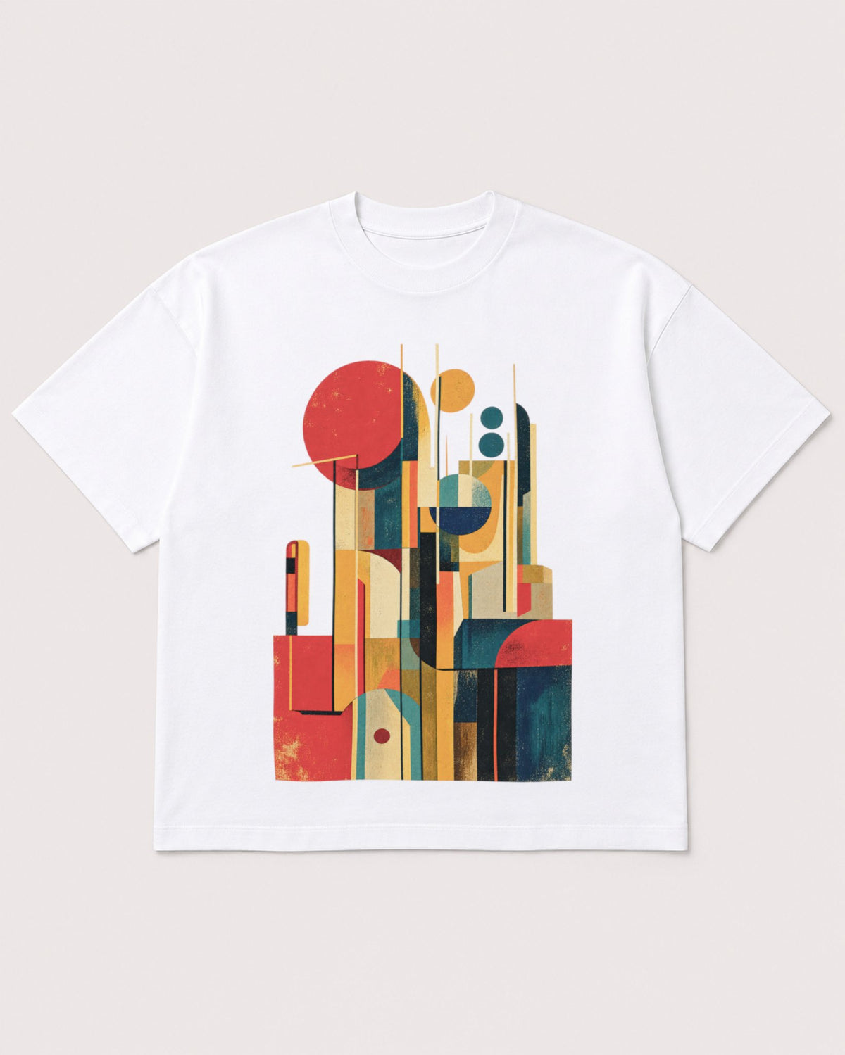 Mockup Boxy Heavyweight Tee White product