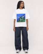Mockup Boxy Heavyweight Tee White female full-body 04