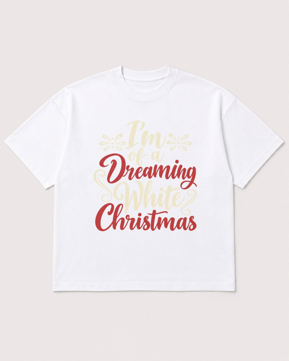 Mockup Boxy Heavyweight Tee White product