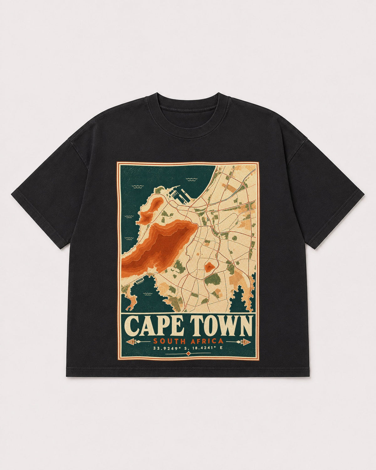 Mockup Boxy Heavyweight Tee Black product