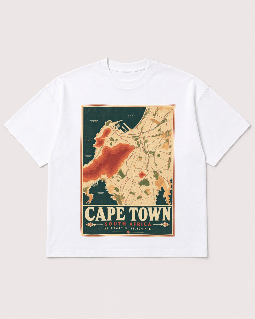 Mockup Boxy Heavyweight Tee White product