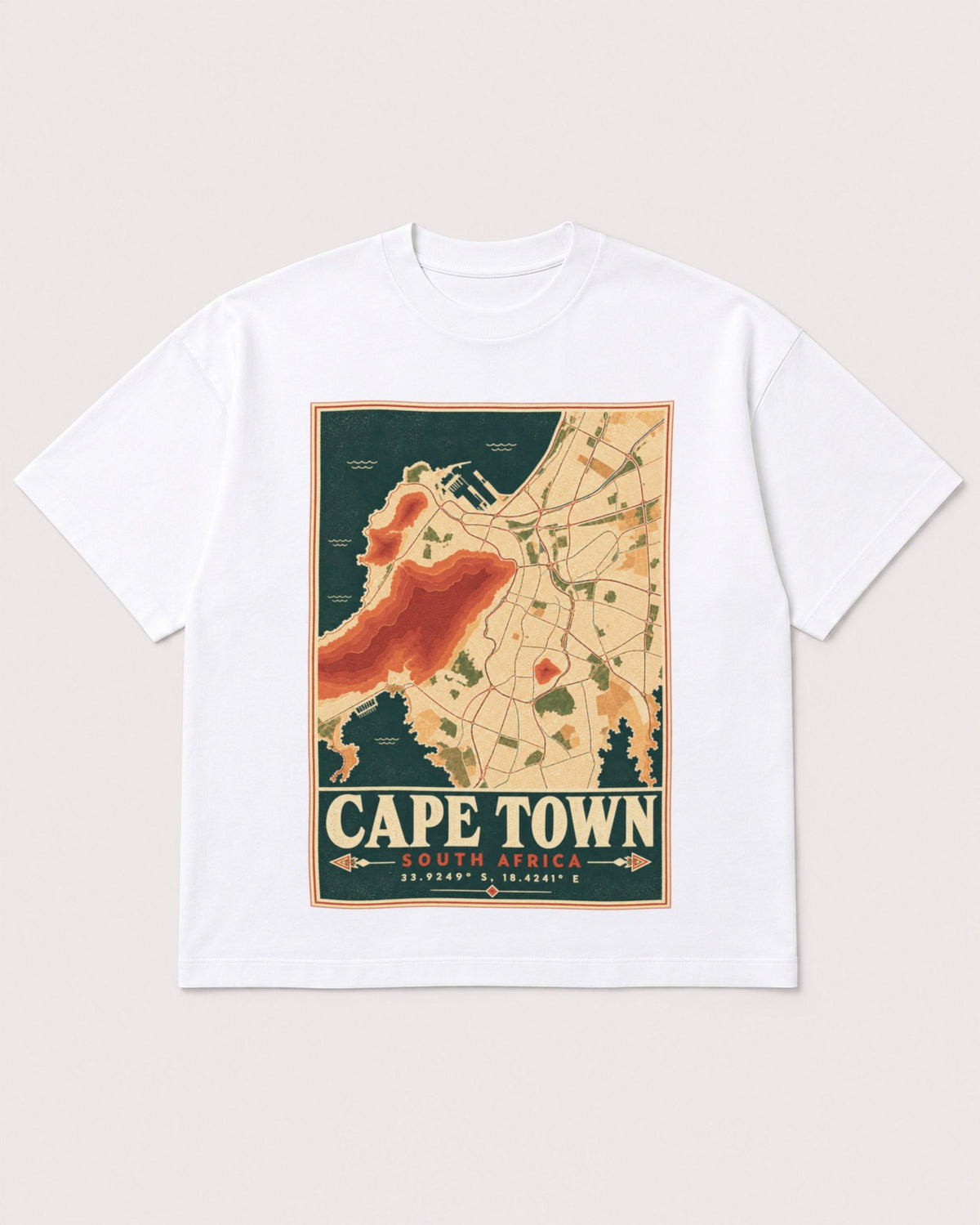 Mockup Boxy Heavyweight Tee White product