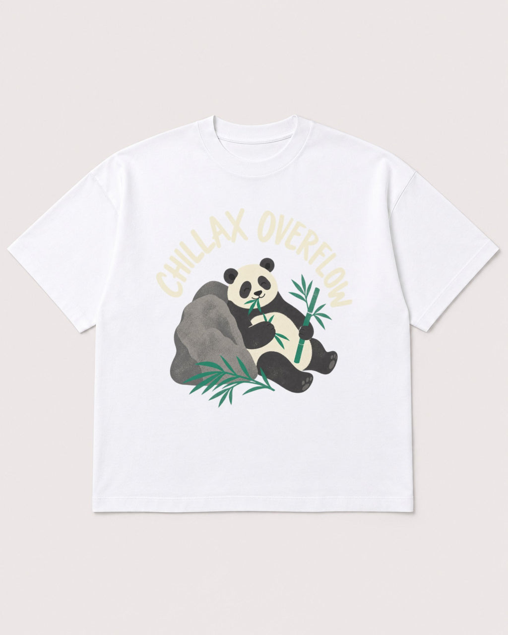 Mockup Boxy Heavyweight Tee White product