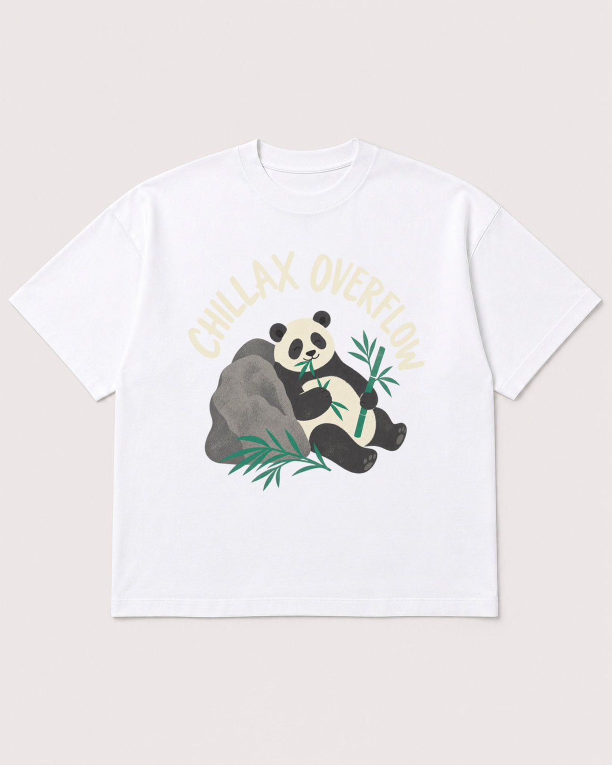 Mockup Boxy Heavyweight Tee White product