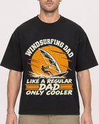 Mockup Boxy Heavyweight Tee Black male close-up 08