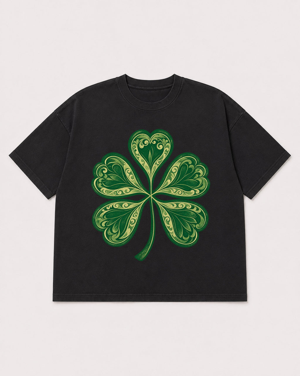 Mockup Boxy Heavyweight Tee Black product