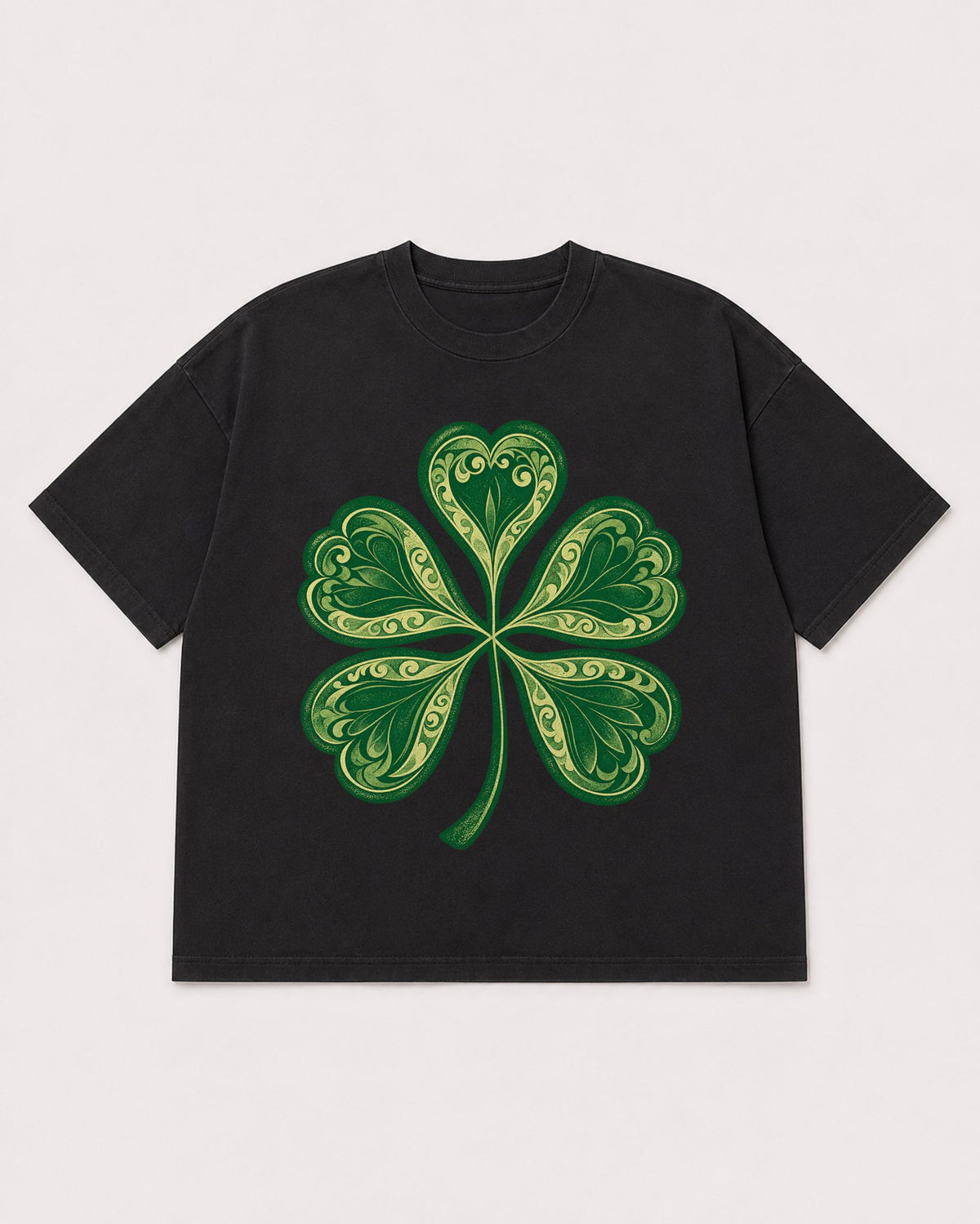 Mockup Boxy Heavyweight Tee Black product