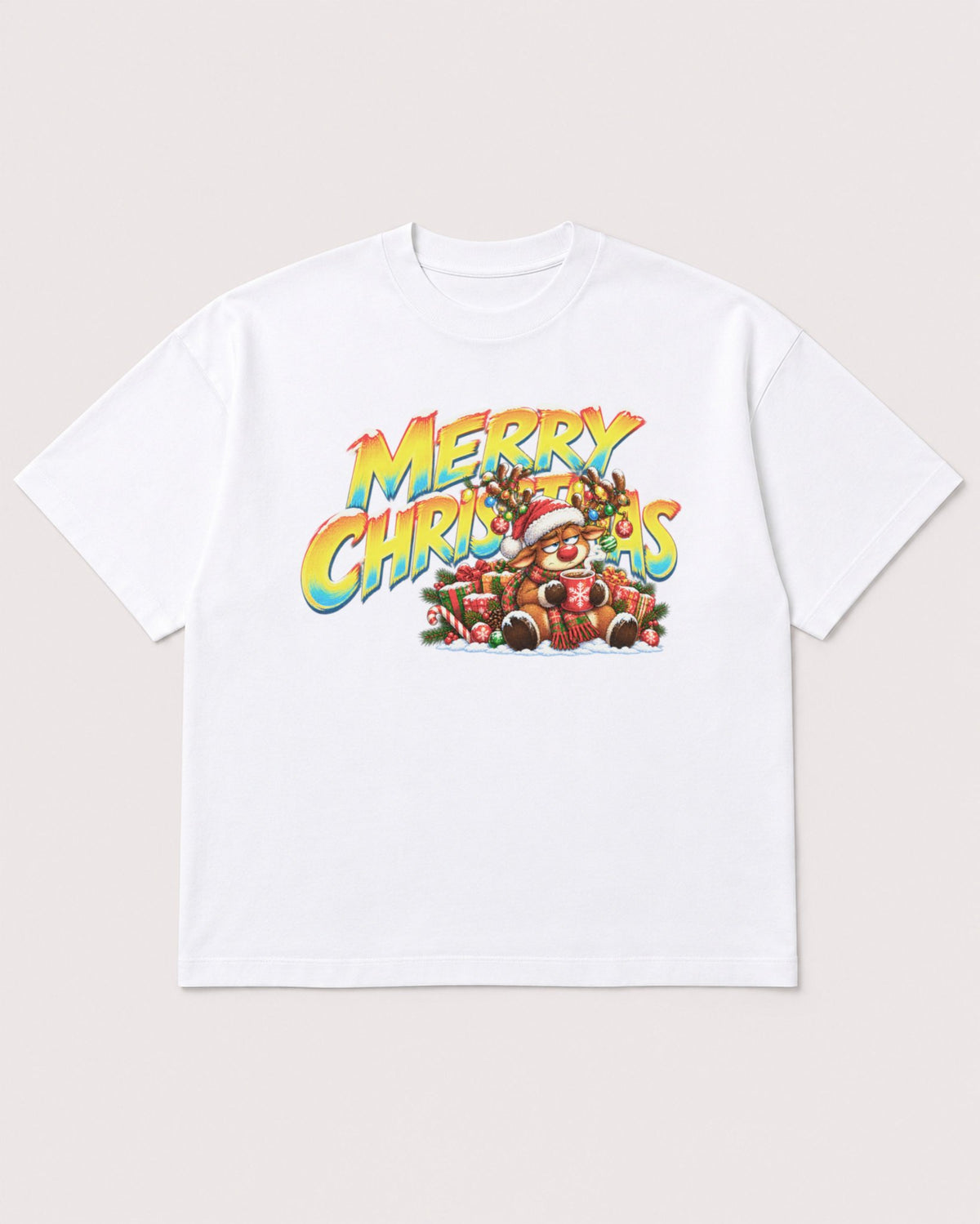 Mockup Boxy Heavyweight Tee White product