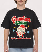 Mockup Boxy Heavyweight Tee Black male close-up 09