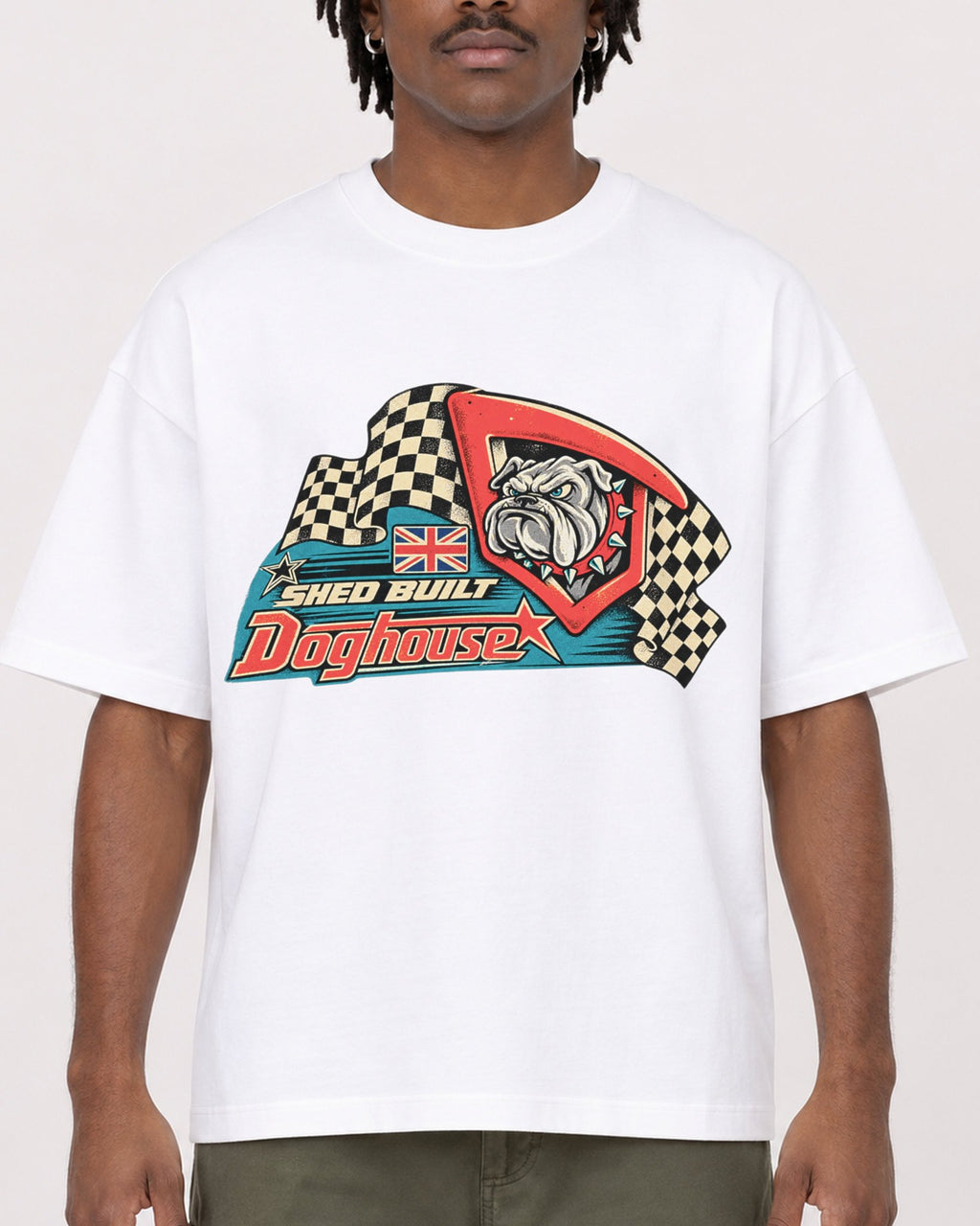 Mockup Boxy Heavyweight Tee White male close-up 04