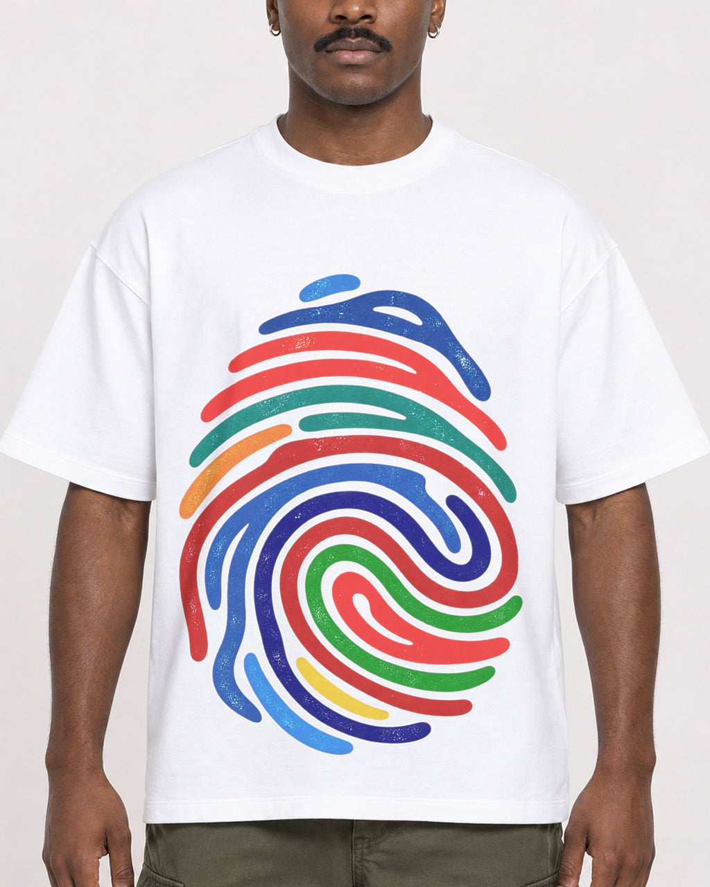 Mockup Boxy Heavyweight Tee White male close-up 14
